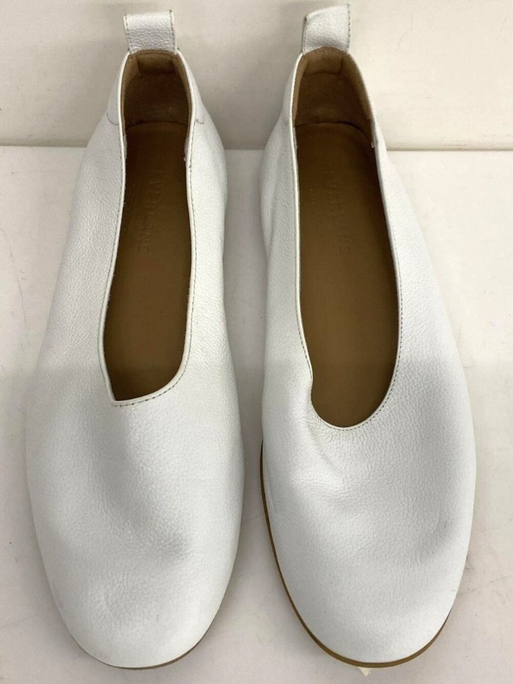 Everlane White DAY GLOVE Flat Shoes - 5